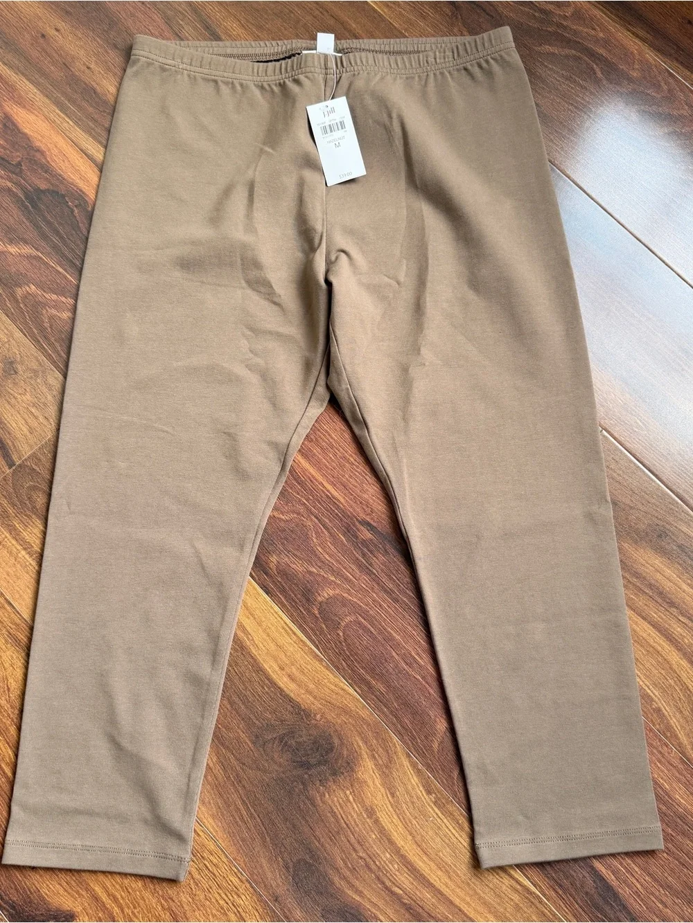 J Jill Pima Capri Leggings Hazelnut Size M New